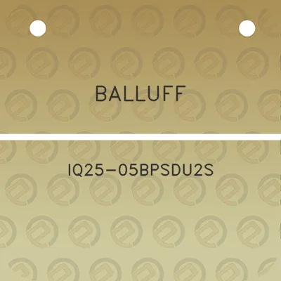 balluff-iq25-05bpsdu2s