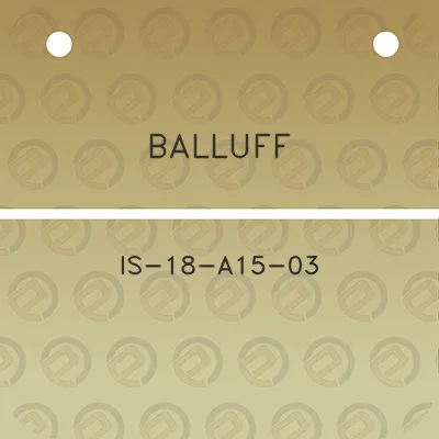 balluff-is-18-a15-03