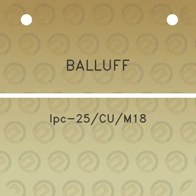 balluff-lpc-25cum18