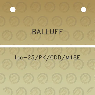 balluff-lpc-25pkcddm18e