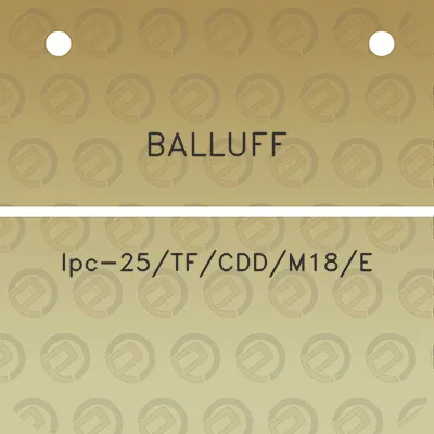 balluff-lpc-25tfcddm18e