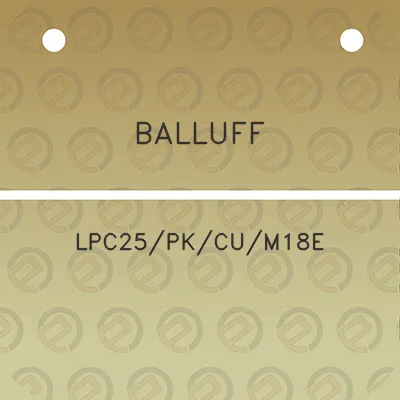 balluff-lpc25pkcum18e