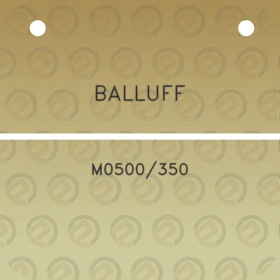 balluff-m0500350