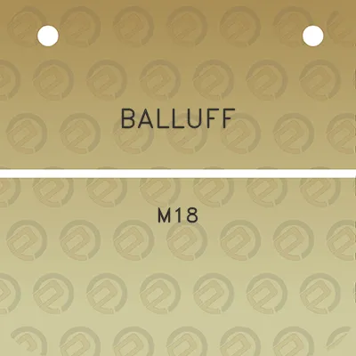 balluff-m18