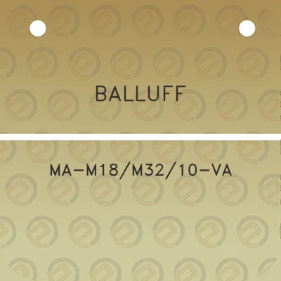 balluff-ma-m18m3210-va