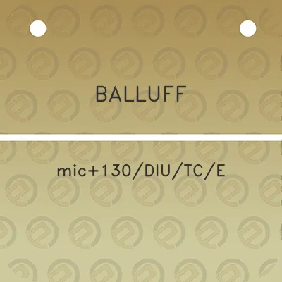 balluff-mic130diutce