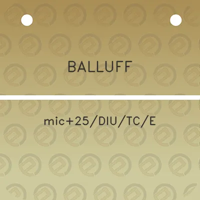 balluff-mic25diutce