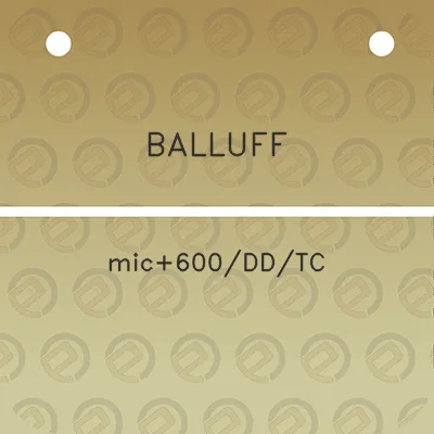 balluff-mic600ddtc