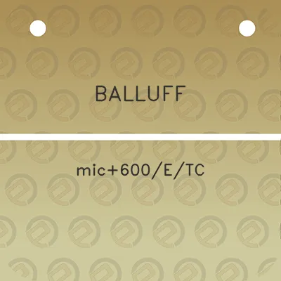 balluff-mic600etc