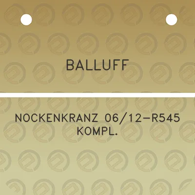 balluff-nockenkranz-0612-r545-kompl