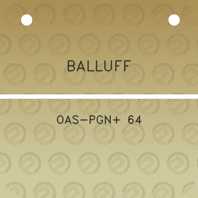 balluff-oas-pgn-64