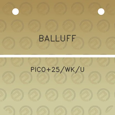 balluff-pico25wku