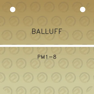 balluff-pm1-8