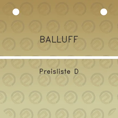 balluff-preisliste-d