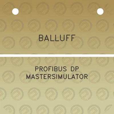 balluff-profibus-dp-mastersimulator