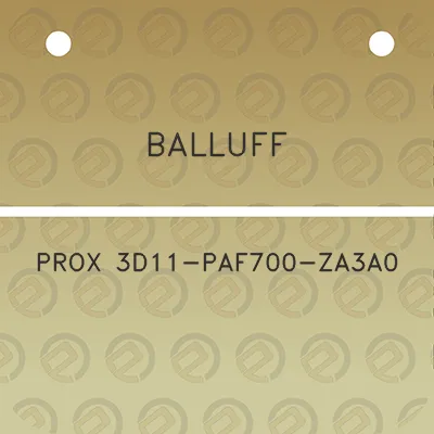 balluff-prox-3d11-paf700-za3a0