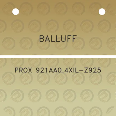 balluff-prox-921aa04xil-z925