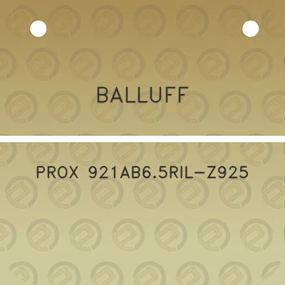 balluff-prox-921ab65ril-z925