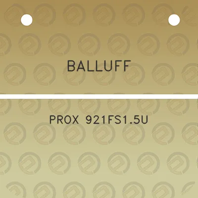 balluff-prox-921fs15u