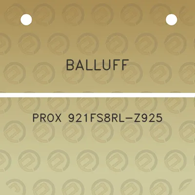 balluff-prox-921fs8rl-z925