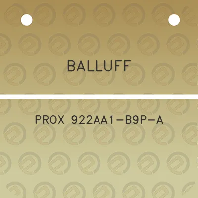 balluff-prox-922aa1-b9p-a