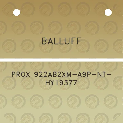 balluff-prox-922ab2xm-a9p-nt-hy19377