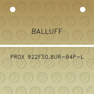 balluff-prox-922fs08ur-b4p-l