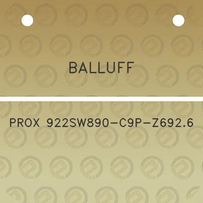 balluff-prox-922sw890-c9p-z6926