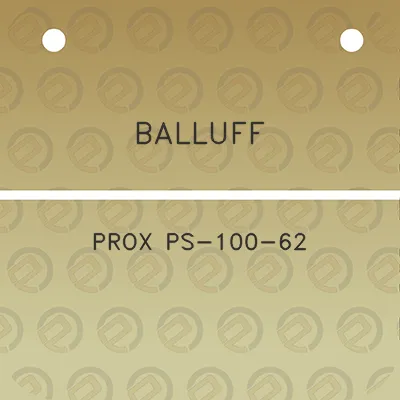 balluff-prox-ps-100-62