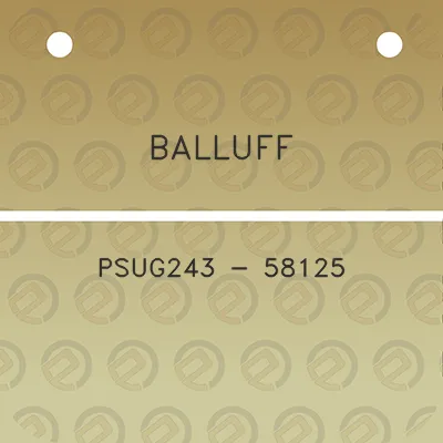 balluff-psug243-58125