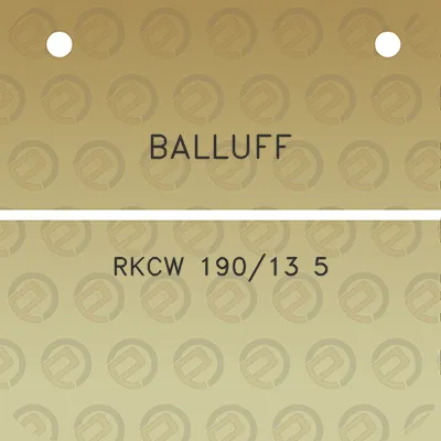 balluff-rkcw-19013-5