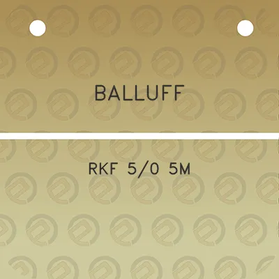 balluff-rkf-50-5m