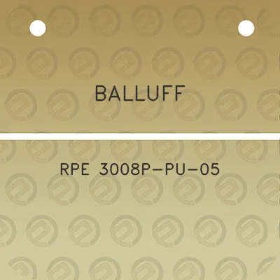 balluff-rpe-3008p-pu-05