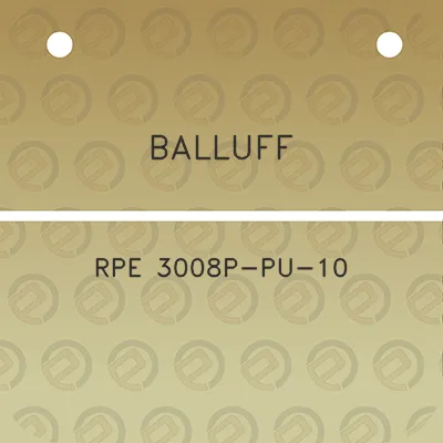 balluff-rpe-3008p-pu-10