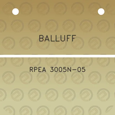 balluff-rpea-3005n-05