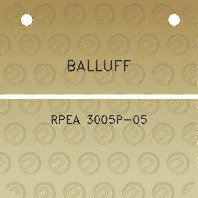 balluff-rpea-3005p-05