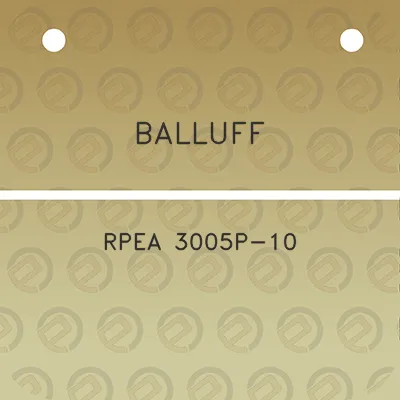 balluff-rpea-3005p-10