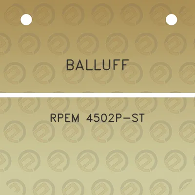 balluff-rpem-4502p-st