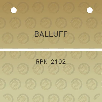 balluff-rpk-2102