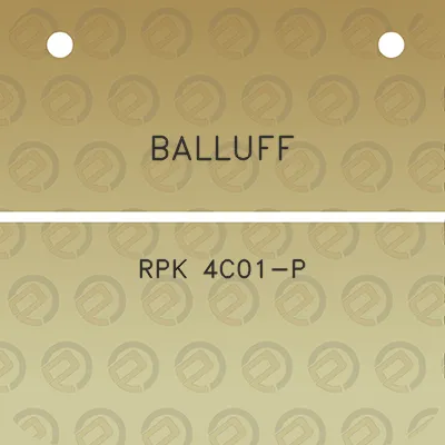 balluff-rpk-4c01-p