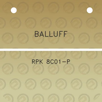 balluff-rpk-8c01-p