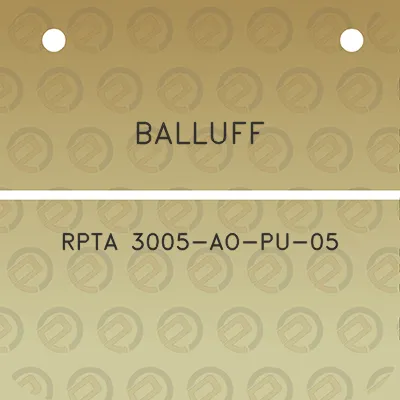 balluff-rpta-3005-ao-pu-05