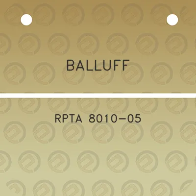 balluff-rpta-8010-05