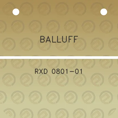 balluff-rxd-0801-01