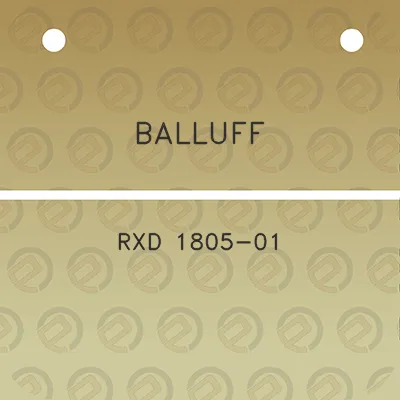 balluff-rxd-1805-01