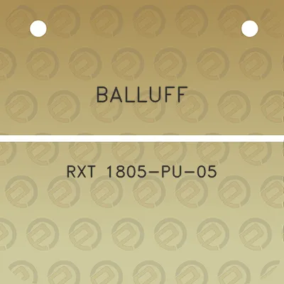 balluff-rxt-1805-pu-05