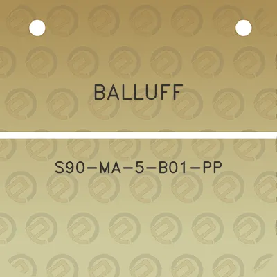 balluff-s90-ma-5-b01-pp