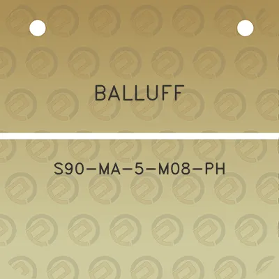 balluff-s90-ma-5-m08-ph