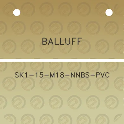 balluff-sk1-15-m18-nnbs-pvc