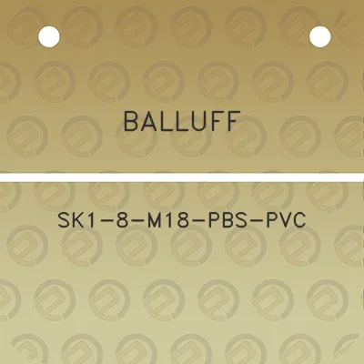 balluff-sk1-8-m18-pbs-pvc